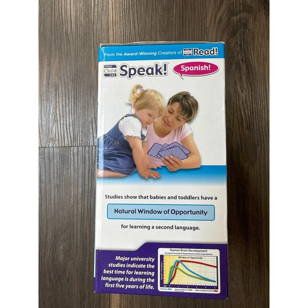 Your Child Can Speak! Spanish Language System Kids Ages 1-7 Multi-Sensory DVDs